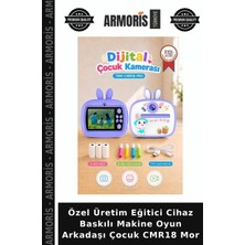 Armoris Özel Üretim Eğitici Cihaz Baskılı Makine Oyun Arkadaşı Çocuk CMR18 Mor