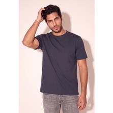 Jean Store 6226 0 Yaka Fırçalı 2 Iplik  Tshirt