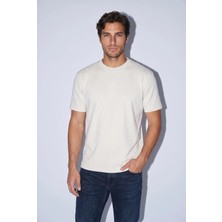 Jean Store 6226 0 Yaka Fırçalı 2 Iplik  Tshirt