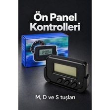 Ototechparca Takvim Özellikli Araç Içi Saat Alarmlı Dijital Gösterge - Lisinya