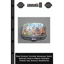 Armoris Özel Üretim Turistik Aksesuar Şehir Hatıratı Hatıra Objesi Istanbul Temalı Anahtarlık