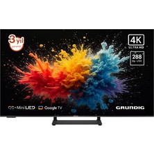 Grundig 65 GM 930 65'' 165 Ekran Uydu Alıcılı 4K Ultra HD Google MiniLED TV