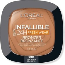 L'Oréal Paris Loreal Paris Infaillible 24H Fresh Wear Matte Bronzer 300 Light Medium