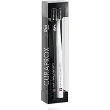Curaprox 2'li Diş Fırçası Seti Black & White Temalı Özel Seri Yumuşak Kıllı Konforlu Temizlik