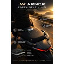 W Motors W Armor | Honda Forza 2018-2026 | %100 Uyumlu Telefon Cepli  Sele Kılıfı