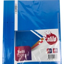 Stilo Mavi Telli Dosya 50 Adet 0089 Kırtasiye Ürünü ile Düzeninizi Sağlayın