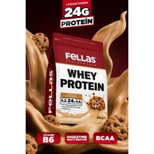 Fellas Whey Protein Tozu 24 g Protein 15 Servis Kurabiye Aromalı (525 g)