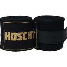 HOSCHT 2 Metre Boks Bandajı Siyah Kick Boks Bandaj
