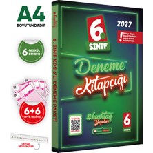 Karakutu Yayınları 2027 6.Sınıf #hashtag Kazanım Değerlendirme Sınavı 6lı Sarmal Deneme Paketi Çözümlü Türkiye Geneli