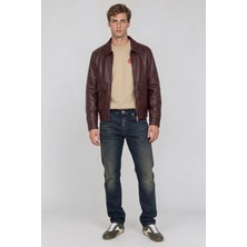 Denim Trip Leon Regular Fit Vintage Koyu Indigo Erkek Jean Pantolon