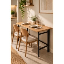 Forada Home & Style Katlanır Çok Amaçlı Yemek ve Çalışma Masası – Beyaz (120X61 Cm)
