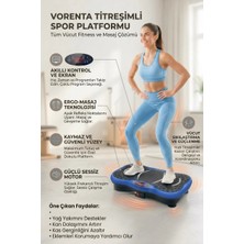 Vorenta Fit Plus Yüksek Titreşimli 5 Programlı Spor Kondisyon Aleti ve Egzersiz Aleti