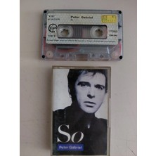 Plakperest Peter Gabriel –  So  - 1987 Türkiye Basım Kaset Albüm