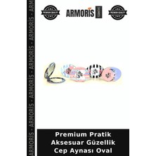 Armoris Premium Pratik Aksesuar Güzellik Cep Aynası Oval