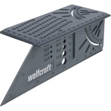 Wolfcraft 3D Gönye - 45°/90° Işaretleme ve Ölçüm Aleti