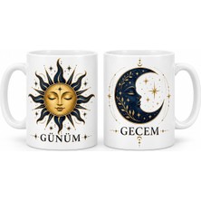 Ny Joy Gün ve Gece 2'li Kupa Seti - Model 343