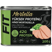 Mortella Fit Yüksek Proteinli Hindi Mortadella 200 gr