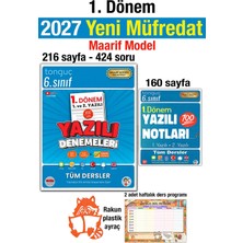 Tonguç Akademi 6. Sınıf 2027 1. Dönem Yazılı Notları Denemeleri