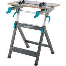 Wolfcraft Master 750 Ergo Sıkıştırma ve Çalışma Masası, Katlanabilir