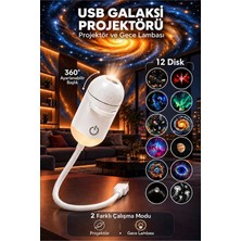 Blackbird Game Center Seyu GL-002 USB Yıldızlı Gökyüzü Projektörlü Gece Lambası Netlik Ayarlı Yıldız Projeksiyon Lambası