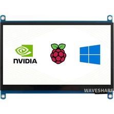 WaveShare Raspberry Pi 7" Kapasitif Dokunmatik LCD Ekran (H)