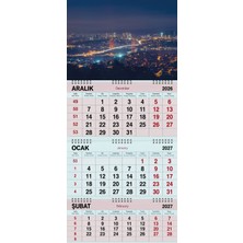 GENC DIJITAL BASKI  2027 Yılı Gemici Takvimi ---Istanbul Gece Işıkları