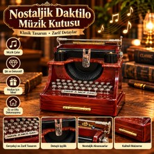 Ebuu Concept Nostaljik Daktilo Müzik Kutusu