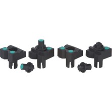 Wolfcraft Dayama Pimli Sıkıştırma Çeneleri, 4'lü Set