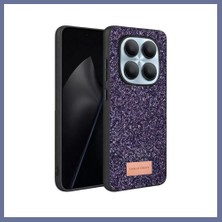 Bezos Onegif Redmi Note 15 4g Uyumlu Bright Simli Kapak - Derin Mor Dlra