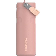 Şanal Pipetli Termos Bardak, 0.47 Lt Kapasite, Peach Rose Renk