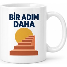 Ny Joy Bir Adım Daha Tasarımlı Porselen Kupa - Model 295