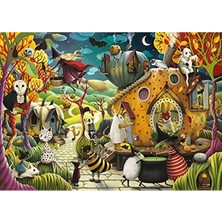 Frefly Store Yetişkinler Için 1000 Parça Yapboz - Happy Halloween Temalı