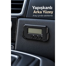 Alarmlı Dijital Araba Saati Takvim ve Kronometre Özellikli - Lisinya
