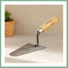 Bşk Virgo Çelik Sıva Mala 18 cm Ahşap Saplı BSK2026