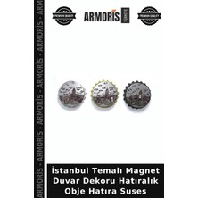 Armoris Istanbul Temalı Magnet Duvar Dekoru Hatıralık Obje Hatıra Suses