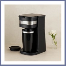 Bezos Filtre Kahve Makinesi 700W 400ML Portatif Çelik Bardak Dlra