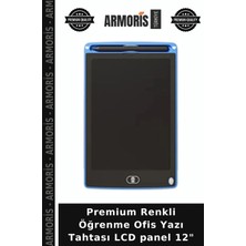 Armoris Premium Renkli Öğrenme Ofis Yazı Tahtası LCD Panel 12"