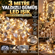 Efnaz Style 3 Metre Yaldızlı Gümüş LED Işık – Dekoratif Ortam ve Aydınlatması