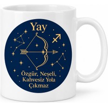Ny Joy Yay Burcu Tasarımlı Porselen Kupa - Model 395