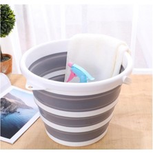 Ravéon Bebek Banyo Aksesuarı Bebek ve Çocuk Katlanır Su Kovası(12,8 Litre), Banyo Kovası