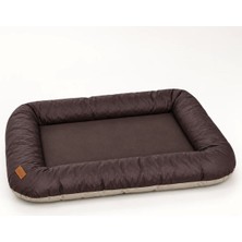 Patiyu Kedi Köpek Yatağı Premium Su Geçirmez Imperteks Yatak · Koyu Kahverengi · M · 60 × 85 × 13 cm