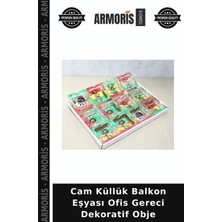 Armoris Cam Küllük Balkon Eşyası Ofis Gereci Dekoratif Obje