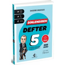 Eker Test Yayınları 5 Sınıf Din Kültürü ve Ahlak Bilgisi Dinlendiren Defter