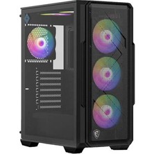 MSI Msı Mag Forge 151A B75 Pcıe5 Iı 750W 80 + Bronze Temperlı Cam Rgb Gamıng Mıd-Tower Kasa
