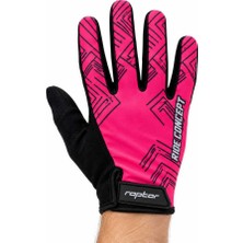 Raptor Matrıx Uzun Parmak Eldiven (Comfort-Gel) - Neon Pink - L