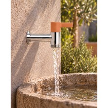Colortap Eco Single Su Tasarruflu Bahçe Musluğu - Terracotta