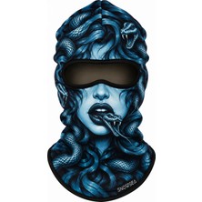 Snowsea Mavi Yılanlı Medusa Kar Maskesi Balakmask SSKM12
