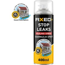 Sgs Fixed Stop Leaks Kauçuk Yüzey Kaplama Sızdırmazlık Spreyi 400 ml Siyah