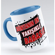 BK Gift Babalar Gününe Özel Dünyanın En Yakışıklı Babası Kupa Bardak - 1