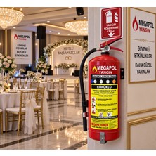 Megapol 12 kg Köpüklü Foam Yangın Söndürme Tüpleri, Yangın Söndürücü, Yangın Söndürme Sistemleri, Yangın Tüpü